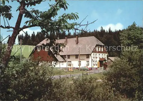 Schonach Schwarzwald Gasthaus Karlstein Kat. Schonach im Schwarzwald