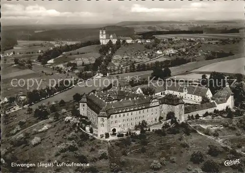 Ellwangen Jagst Schloss Fliegeraufnahme Kat. Ellwangen (Jagst)