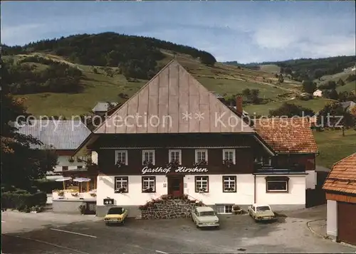 Wieden Schwarzwald Gasthof zum Hirschen Kat. Wieden