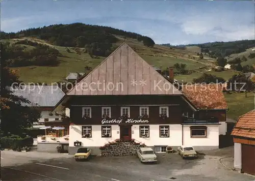 Wieden Schwarzwald Gasthof zum Hirschen Kat. Wieden