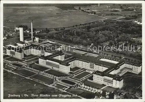 Freiburg Breisgau Fliegeraufnahme Neue Kliniken Kat. Freiburg im Breisgau