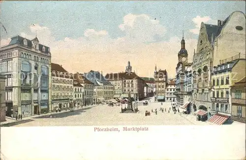 Pforzheim Marktplatz Kat. Pforzheim