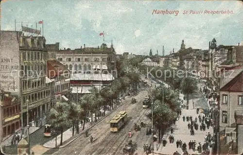 Hamburg Reeperbahn St Pauli Kat. Hamburg