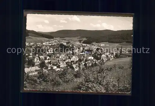 Furtwangen Totalansicht Kat. Furtwangen im Schwarzwald