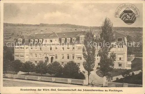 Plochingen Krankenhaus Genossenschaft Johanniterordens Kat. Plochingen