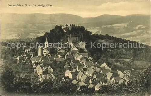 Lindenfels Odenwald Ludwigshoehe Kat. Lindenfels