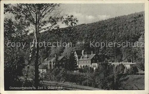 Zell Odenwald Genesungsheim  Kat. Bad Koenig