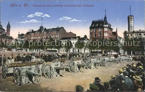 Koeln Rhein Neumarkt Kanonen  Kat. Koeln