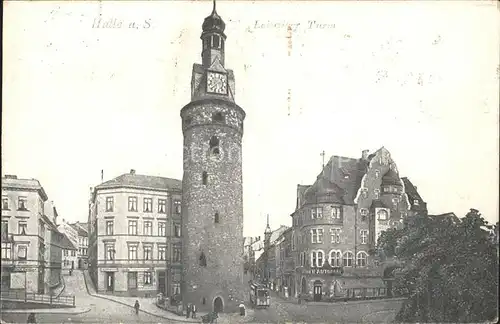 Halle Saale Leipziger Turm  Kat. Halle