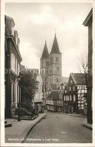 Schwelm Koelnerstrasse Christuskirche Kat. Schwelm