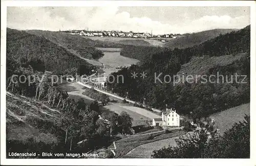 Luedenscheid Blick vom langen Nacken Kat. Luedenscheid