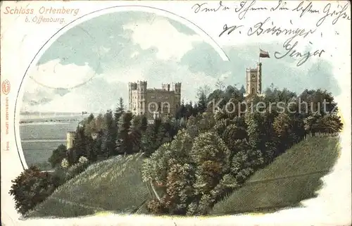 Offenburg Schloss Ortenberg Bahnpost  Kat. Offenburg