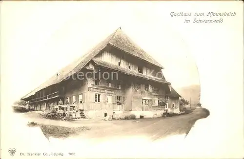 Hoellental Schwarzwald Gasthaus zum Himmelreich Kat. Buchenbach