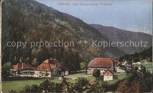 Hoellental Schwarzwald Posthalde  Kat. Buchenbach