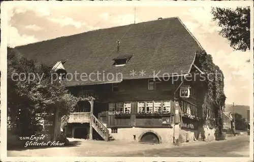 Glottertal Gasthaus zum Engel Kat. Glottertal Schwarzwald