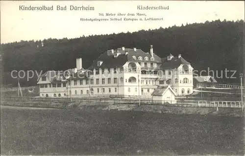 Bad Duerrheim Kindersolbad  Kat. Bad Duerrheim