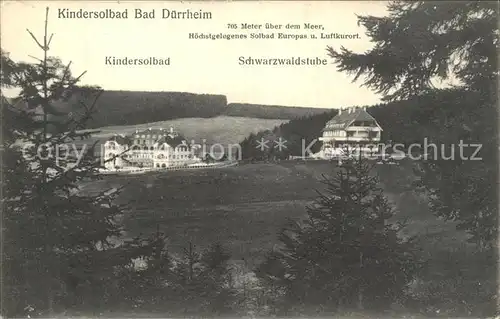 Bad Duerrheim Kindersolbad Schwarzwaldstube Kat. Bad Duerrheim