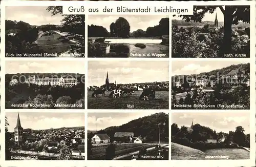 Leichlingen Rheinland Heilstaette Roderbirken Hasensprung Johannisberg  Kat. Leichlingen (Rheinland)