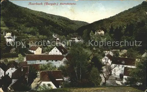 Auerbach Bergstrasse Hochstaedtertal  Kat. Bensheim