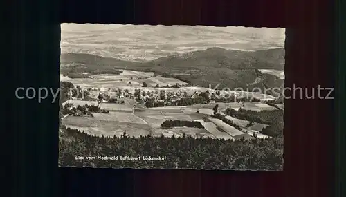 Lueckendorf Panorama Blick vom Hochwald Luftkurort Kat. Kurort Oybin