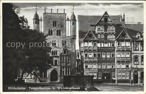 Hildesheim Tempelherrenhaus Wedekindhaus Brunnen / Hildesheim /Hildesheim LKR