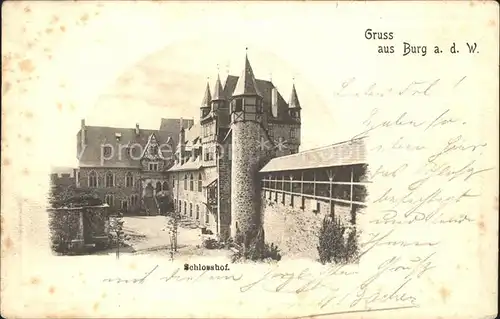 Burg Wupper Schlosshof Kat. Solingen