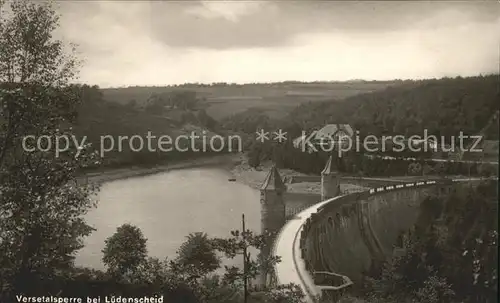 Versetalsperre Staumauer Kat. Luedenscheid