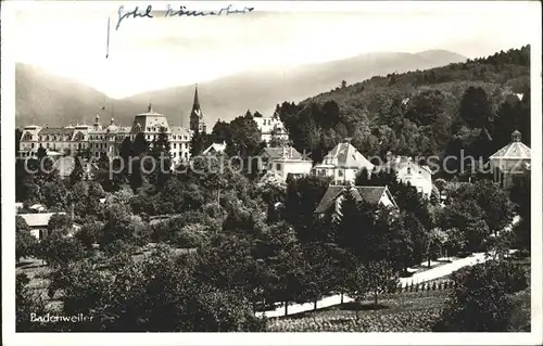 Badenweiler Teilansicht Kat. Badenweiler