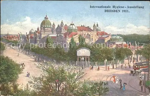 Dresden Internationale Hygiene Ausstellung 1911 Kat. Dresden Elbe