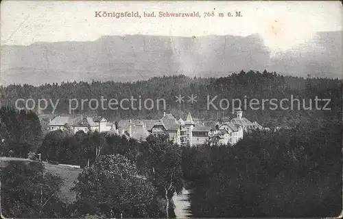 Koenigsfeld Schwarzwald Gesamtansicht Kat. Koenigsfeld im Schwarzwald