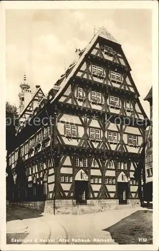 Esslingen Neckar Altes Rathaus Historisches Gebaeude Kat. Esslingen am Neckar