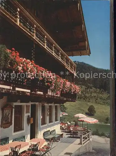 Bayrischzell Alpengasthof zum Feurigen Tatzelwurm Kat. Bayrischzell