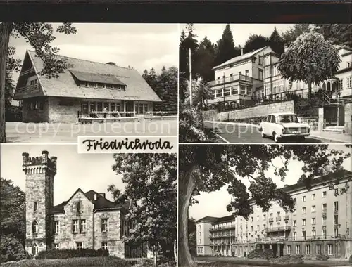 Friedrichroda Heuberghaus am Rennsteig Sanatorium Schloss FDGB Erholungsheim Ulbricht Kat. Friedrichroda