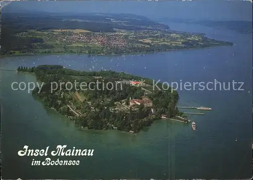 Insel Mainau Fliegeraufnahme Kat. Konstanz Bodensee