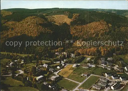 Willingen Sauerland Fliegeraufnahme Upland Kat. Willingen (Upland)