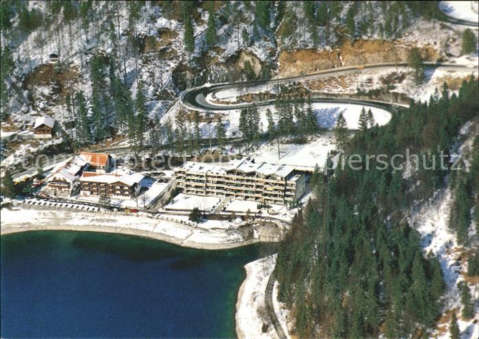 Urfeld Oberbayern Fliegeraufnahme Appartementhaus Seewinkel Mit