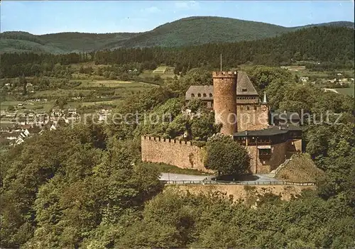 Biedenkopf Fliegeraufnahme Schloss Kat. Biedenkopf