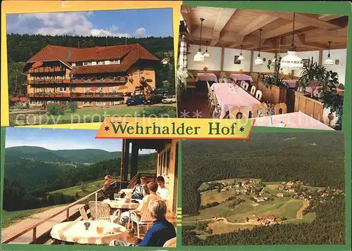 Wehrhalden Gasthaus Pension Wehrhalder Hof Kat. Herrischried