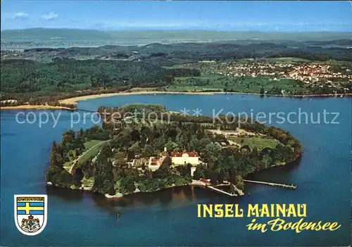 Insel Mainau Fliegeraufnahme Bodensee Kat. Konstanz Bodensee