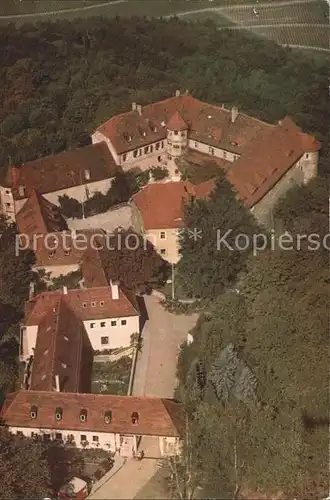 Roedelsee Fliegeraufnahme Schloss Schwanberg Tagungs und Bildungsstaette Kat. Roedelsee