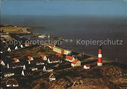 Hoernum Sylt Fliegeraufnahme mit Leuchtturm Kat. Hoernum (Sylt)