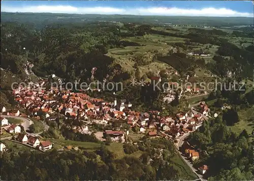 Pottenstein Oberfranken Fliegeraufnahme / Pottenstein /Bayreuth LKR