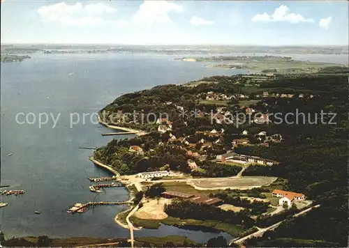 Gluecksburg Ostseebad Fliegeraufnahme Kat. Gluecksburg (Ostsee)