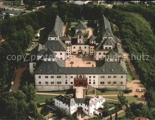 Augustusburg Fliegeraufnahme Schloss Kat. Augustusburg