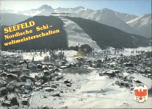 Seefeld Tirol Fliegeraufnahme Kat. Seefeld in Tirol