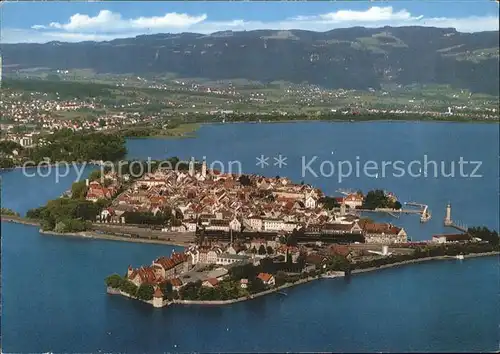 Lindau Bodensee Fliegeraufnahme Kat. Lindau (Bodensee)