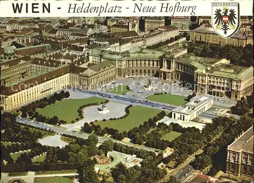 Wien Heldenplatz Fliegeraufnahme Neue Hofburg Kat. Wien