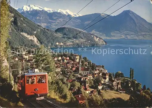 Vitznau Rigi Bahn Vierwaldstaettersee Nidwalder Alpen Kat. Vitznau