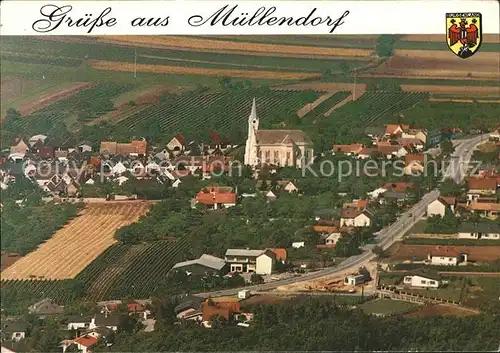 Muellendorf Burgenland Fliegeraufnahme Kat. Muellendorf