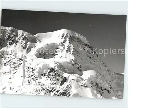 Breithorn Zermatt Blick vom Gornergrat Kat. Breithorn